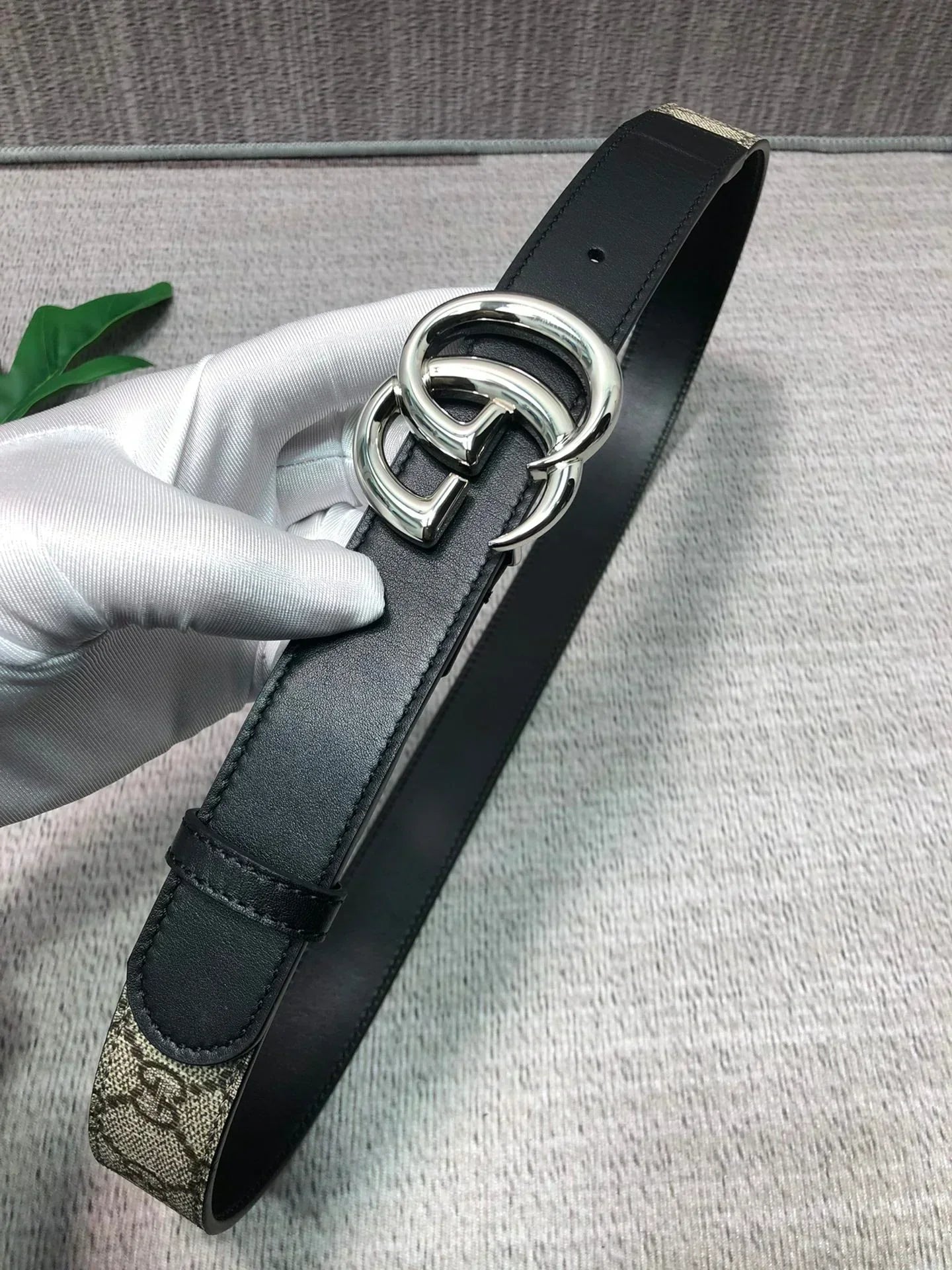2025 Imported top-grain cowhide belt with tail surface, lined with top-grain calfskin bottom, width 3.0cm