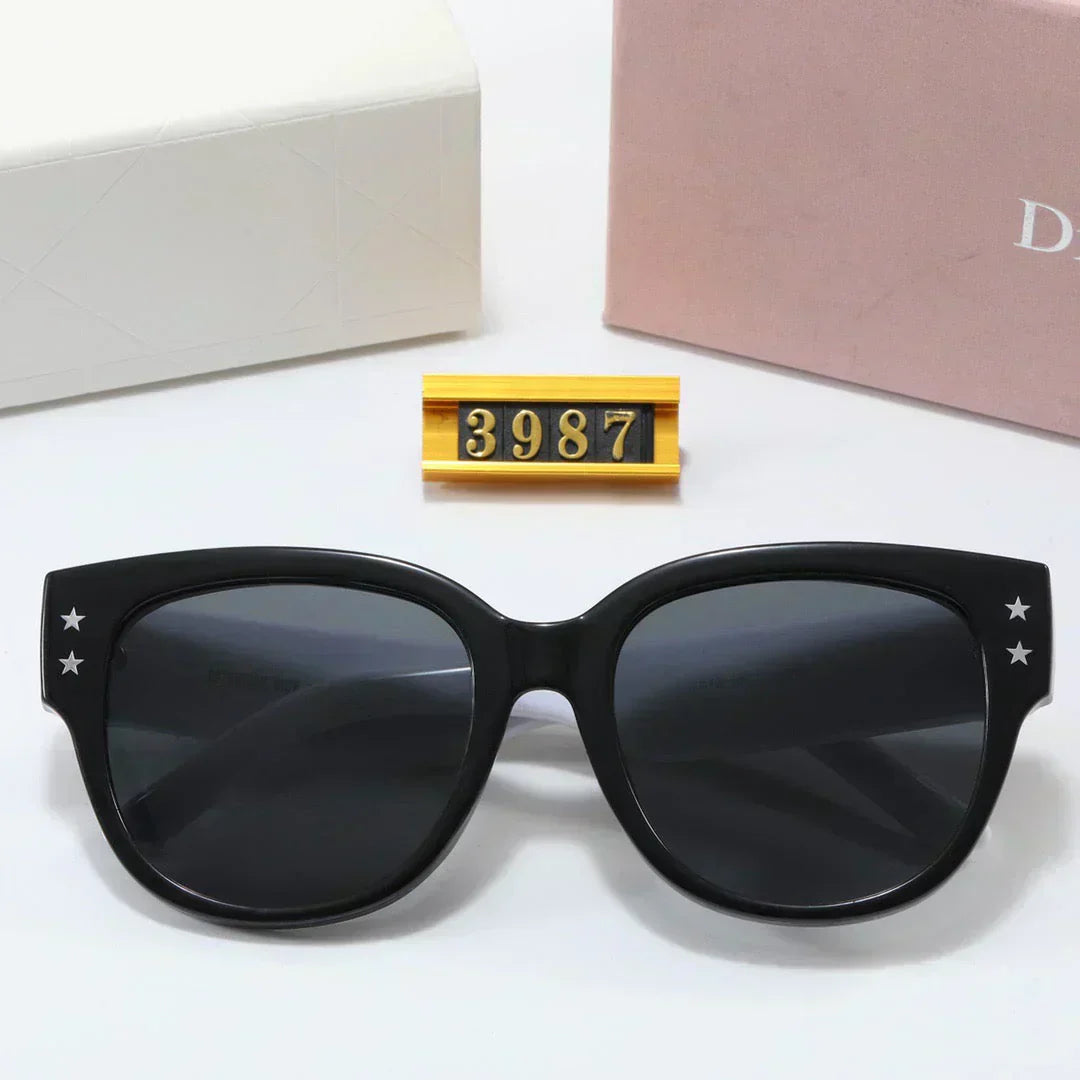 2025 Fashionable Semi-circular Color Matching Sunglasses 3987