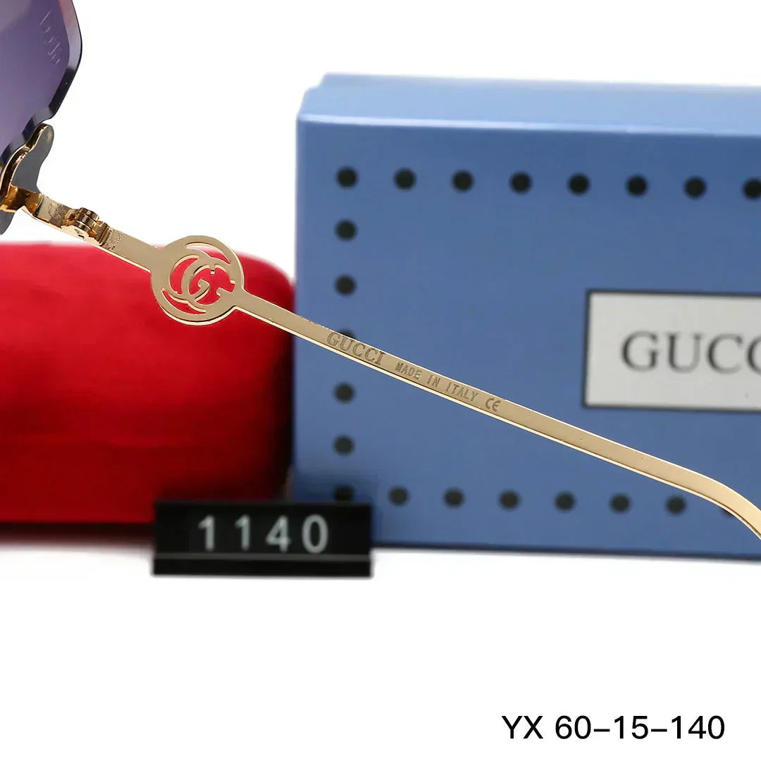 2025 Minimalist rimless sunglasses