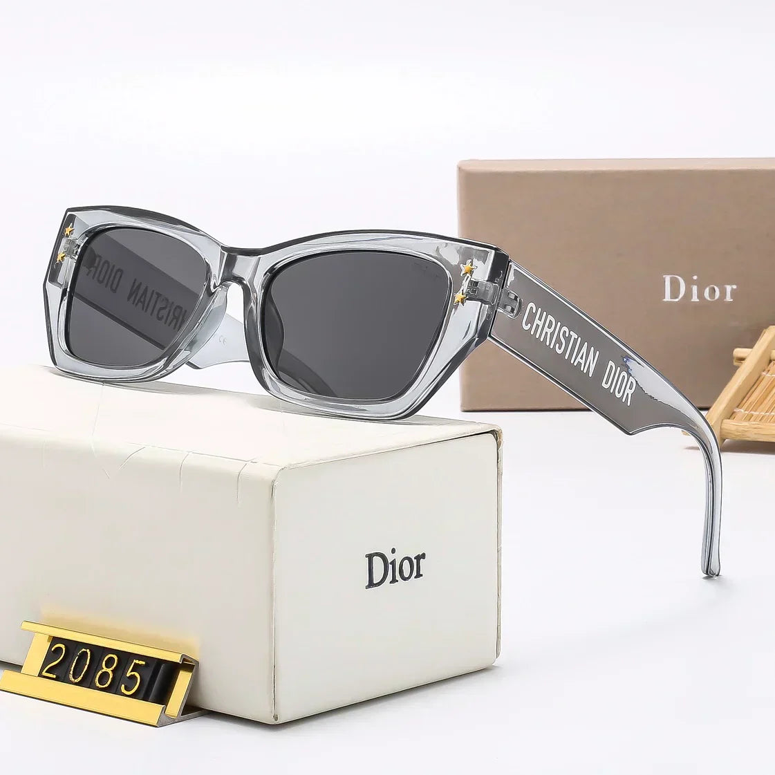 2025 Fashionable square frame  sunglasses  2085