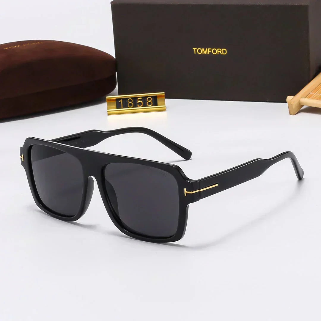 TOM FORD Square Round Sunglasses 1858