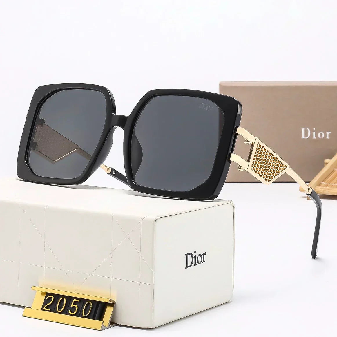 2025 Large frame metal sunglasses