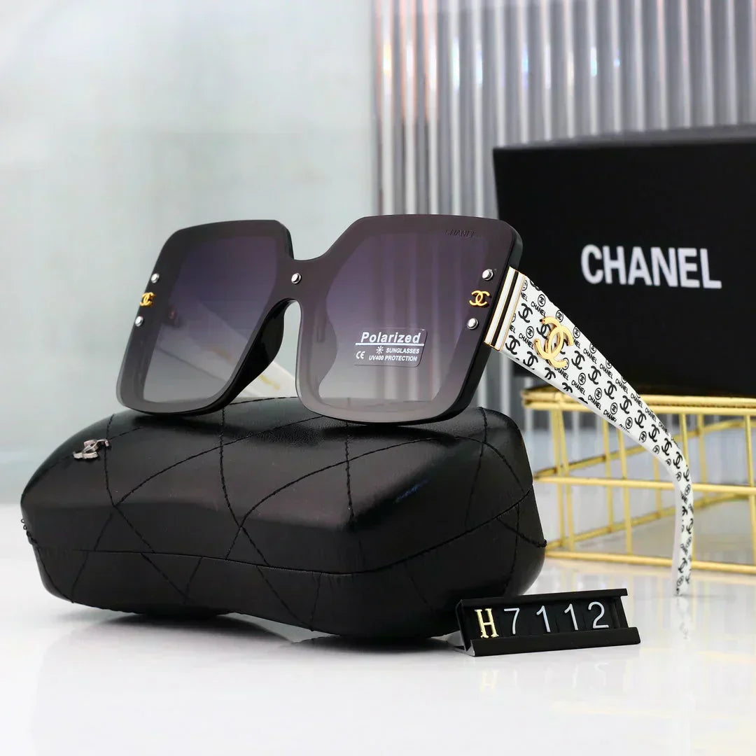 2025 Sunglasses  Retro flower leg large frame sunglasses