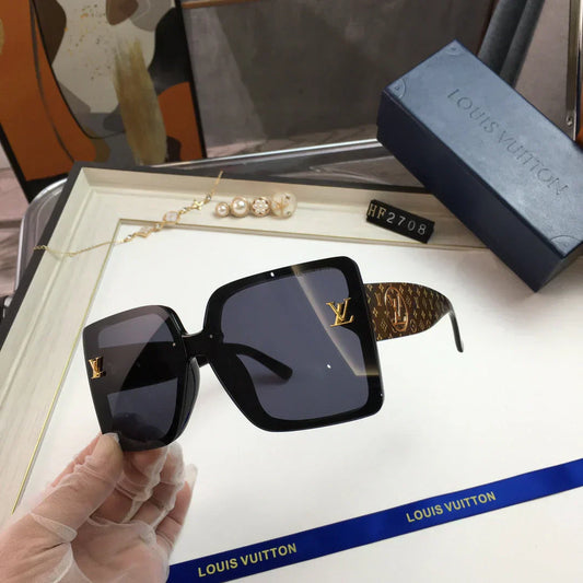 2025 Square large frame trendy retro sunglasses