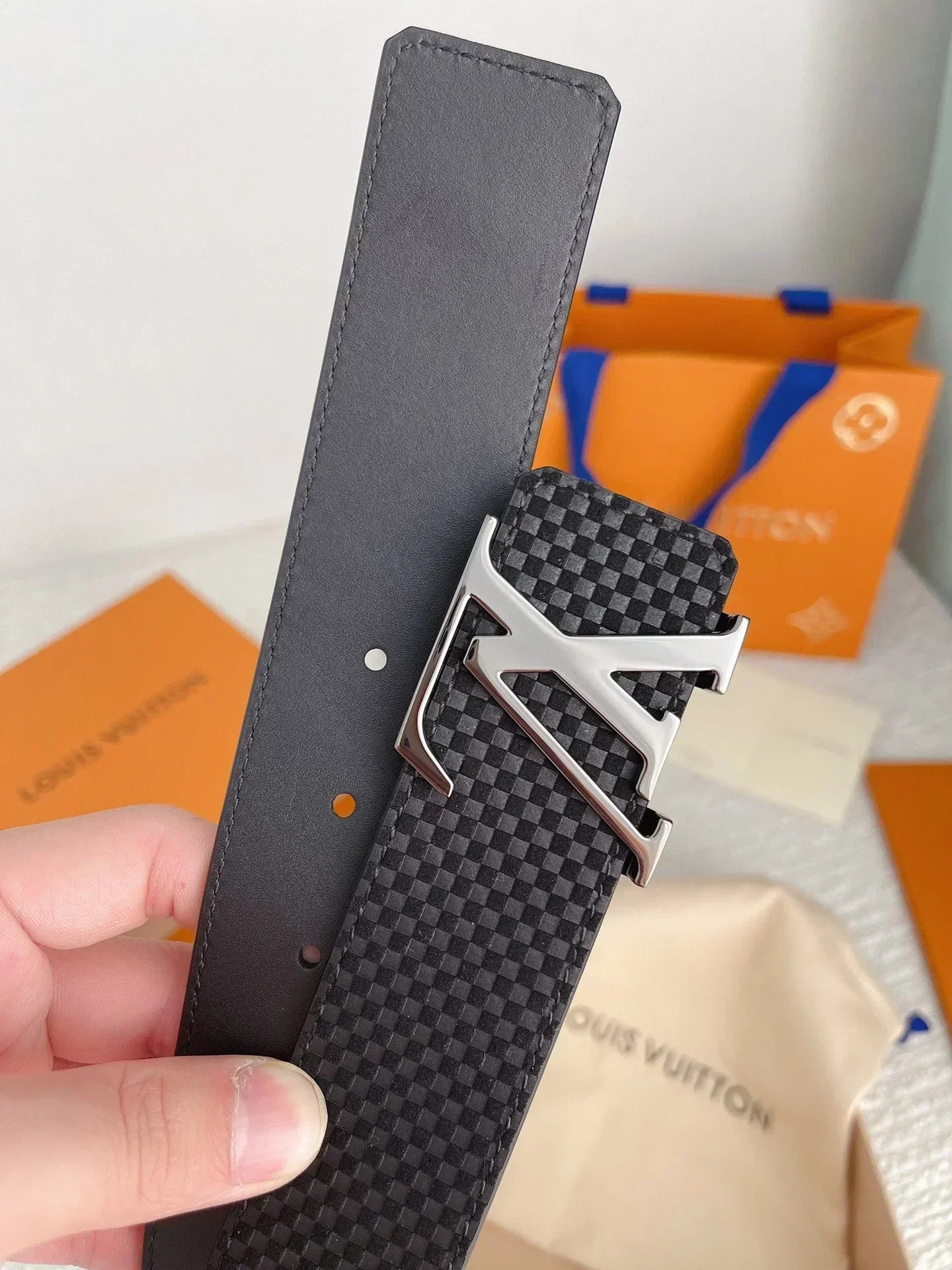 2025 belt cowhide leather belt width 4.0cm