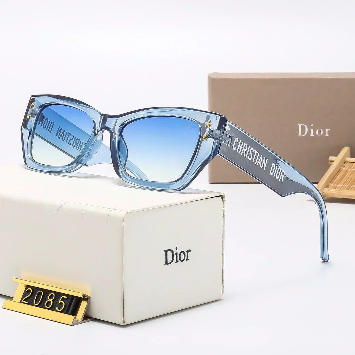 2025 Fashionable square frame  sunglasses  2085