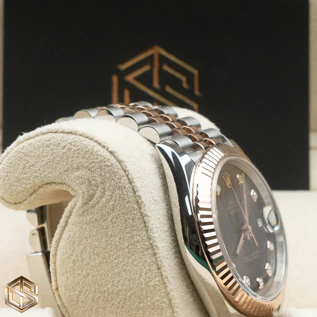 Datejust 41 126331 Everose Chocolate Diamond Dial Jubilee Bracelet 2023 Watch