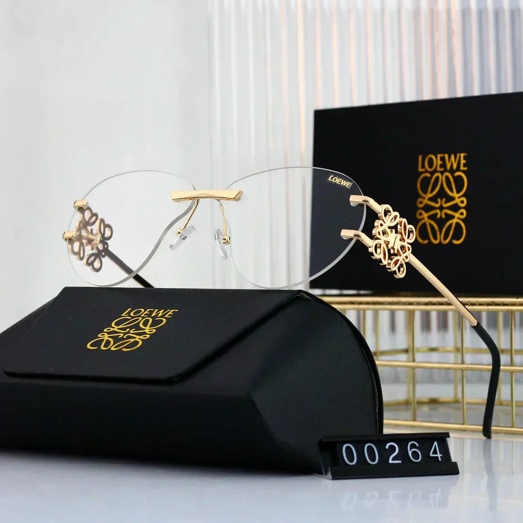 LOEWE Metal temple gradient sunglasses 00264
