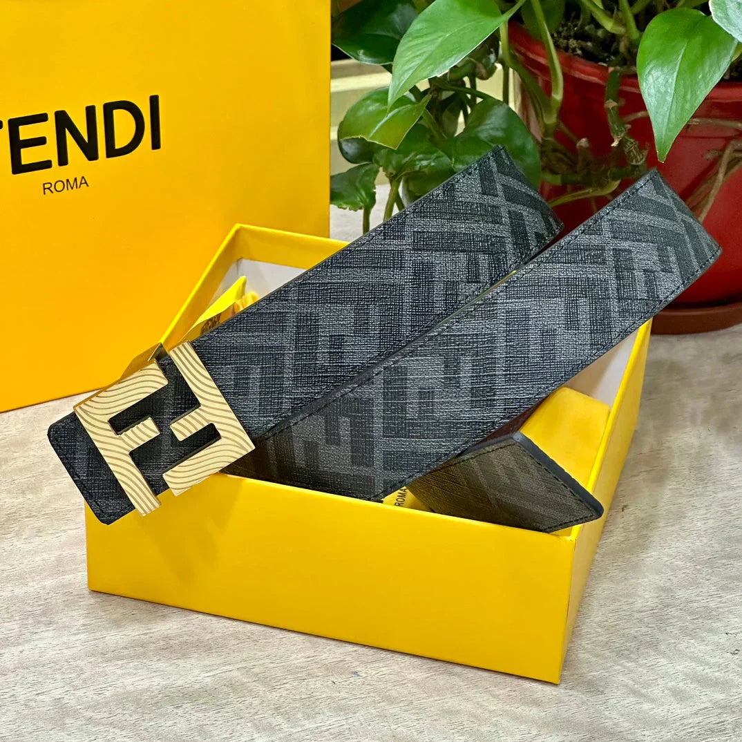 2025 Double ring reversible enamel metal belt width 4.0CM