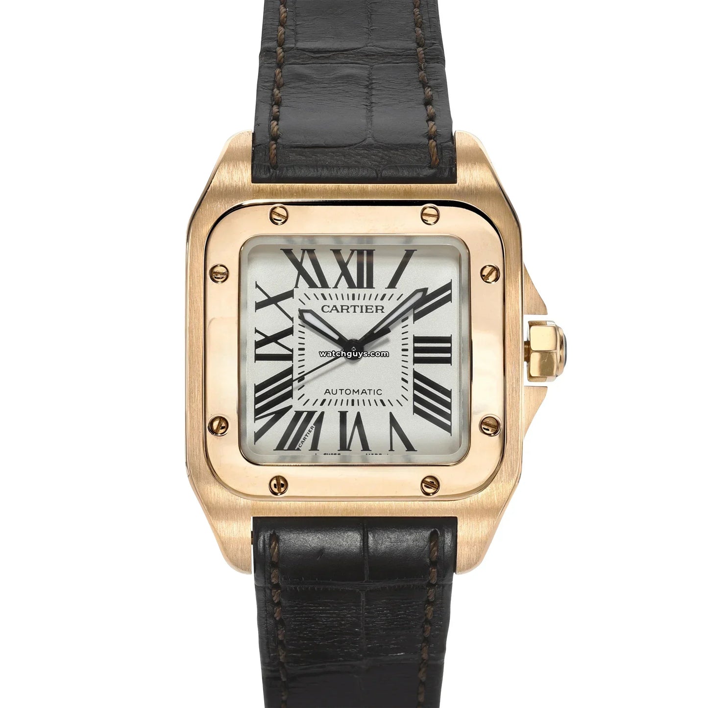 Santos 100 Medium Rose Gold W20108Y1