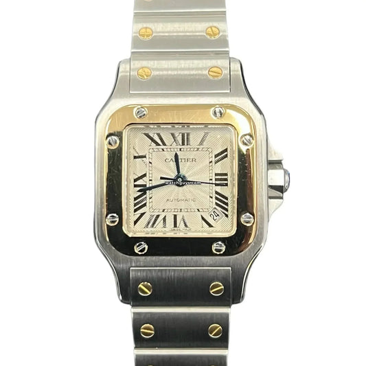 Santos Galbee 2423 Steel & Yellow Gold
