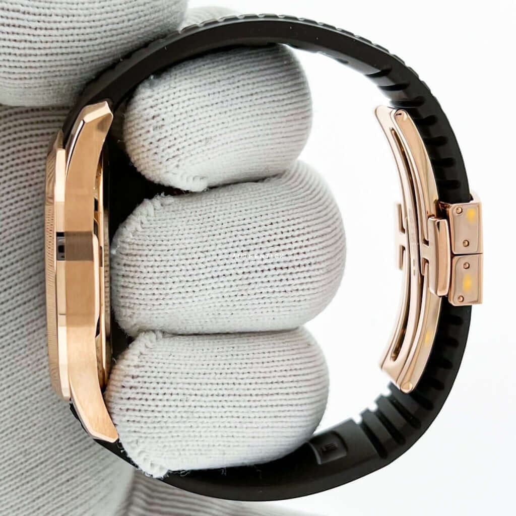 CLASSICAquanaut Rose Gold Black Rubber Brown Dial 5167R-001