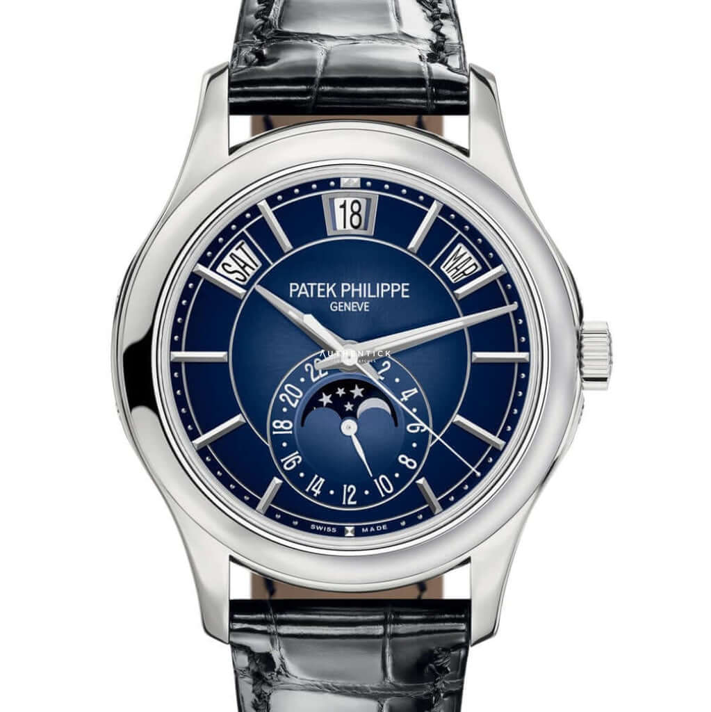 CLASSIC Complications Annual Calendar White Gold Blue Dial 5205G-001