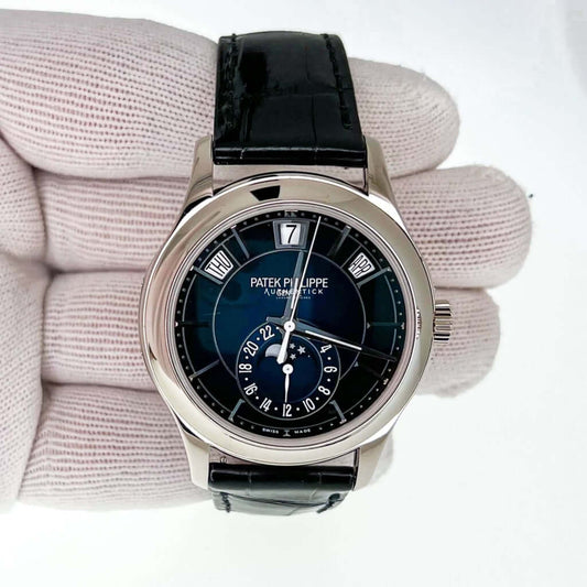 CLASSIC Complications Annual Calendar White Gold Blue Dial 5205G-001