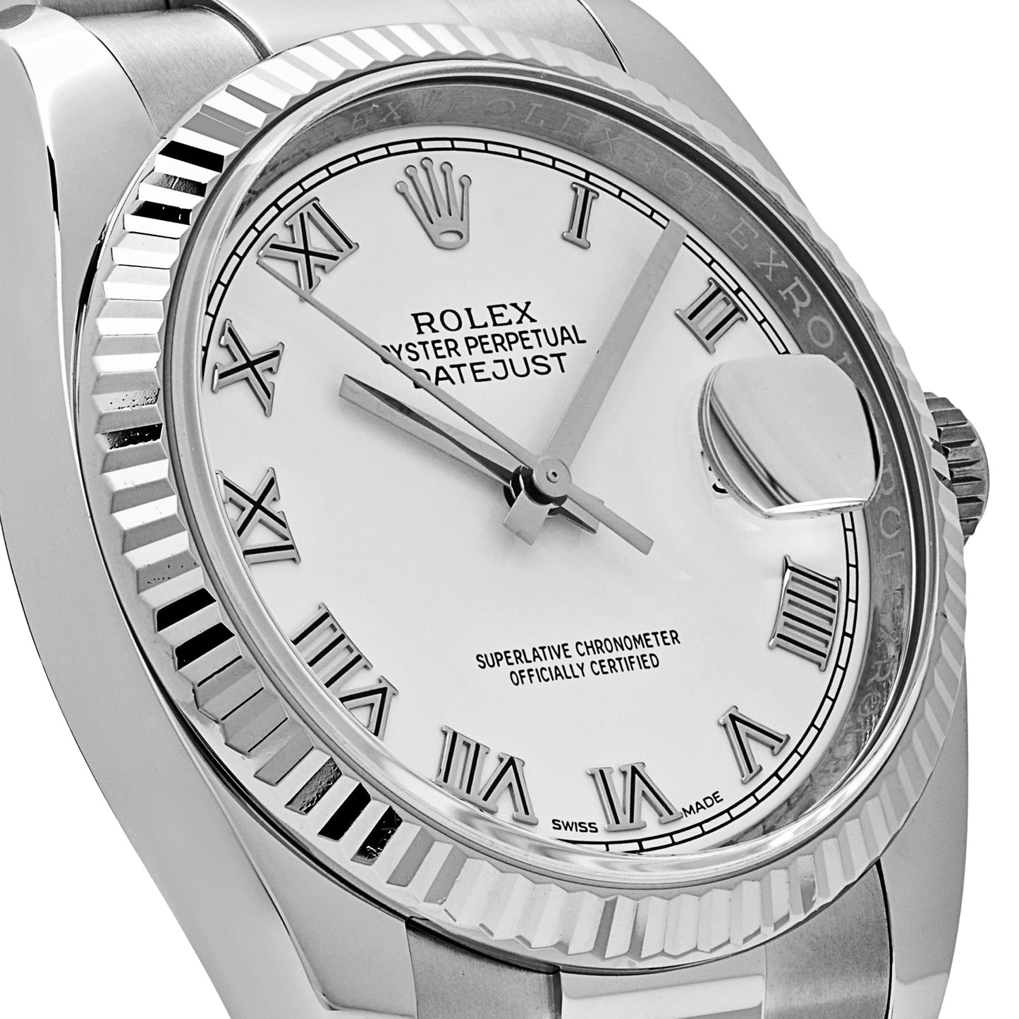 2025 Watch Datejust 116234  Stainless Steel and  White Gold White Dial (2018)
