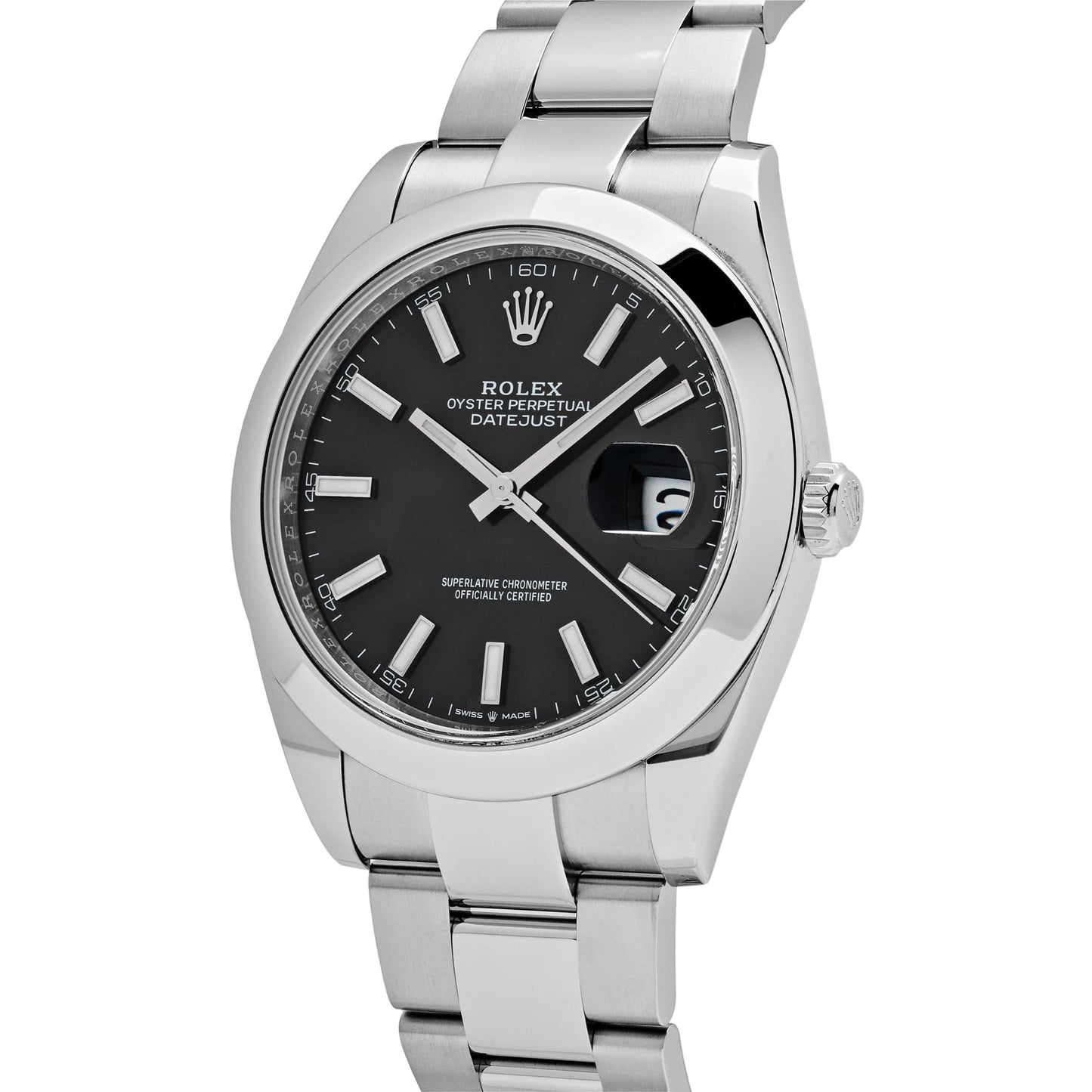 2025 Watch Datejust 126300 Stainless Steel Black Dial Oyster (2024)
