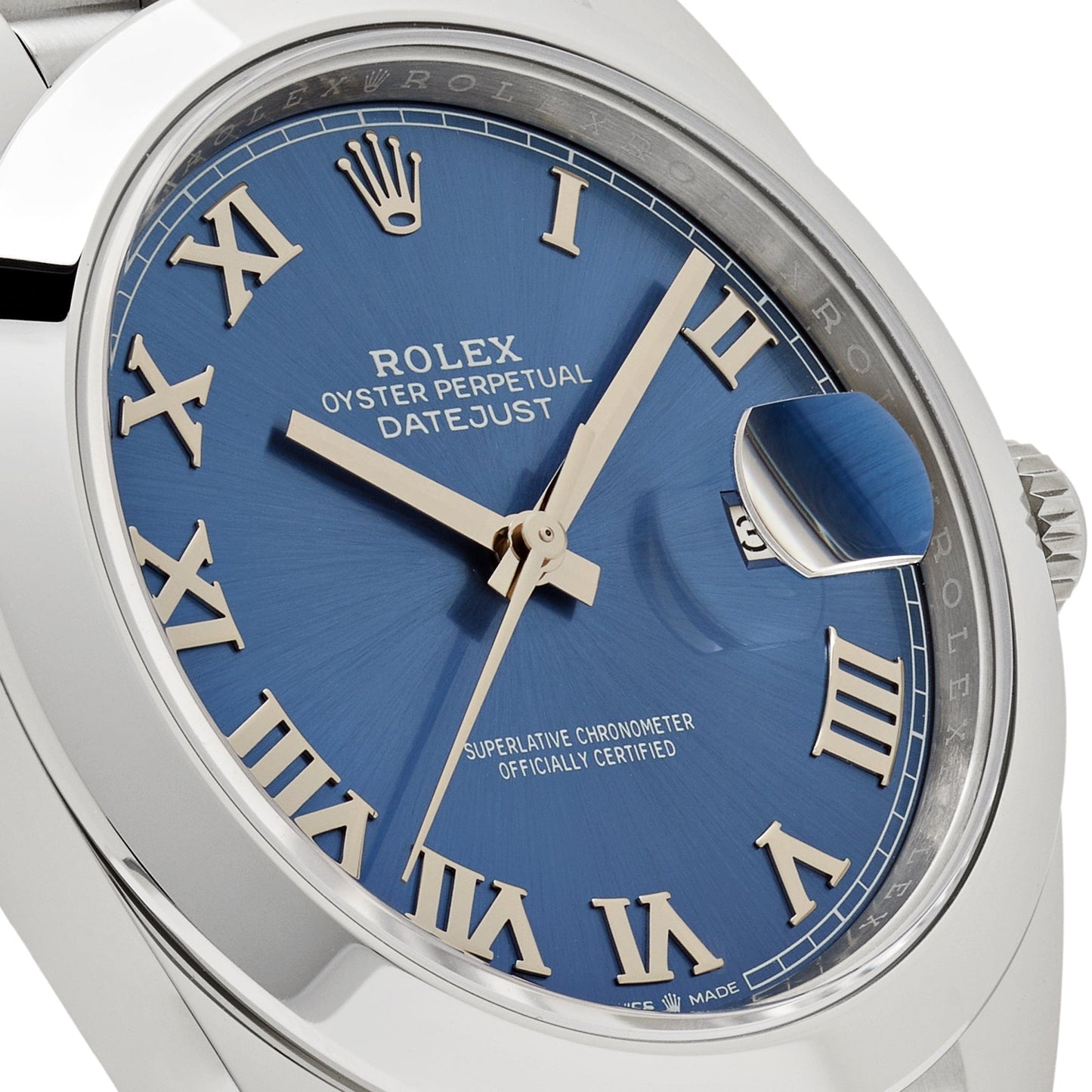 2025 Watch Datejust 126300 Stainless Steel Blue Roman Dial Jubilee (2024)