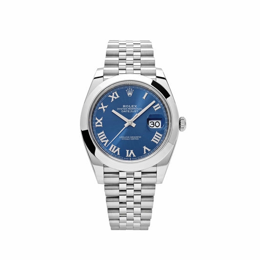 2025 Watch Datejust 126300 Stainless Steel Blue Roman Dial Jubilee (2024)