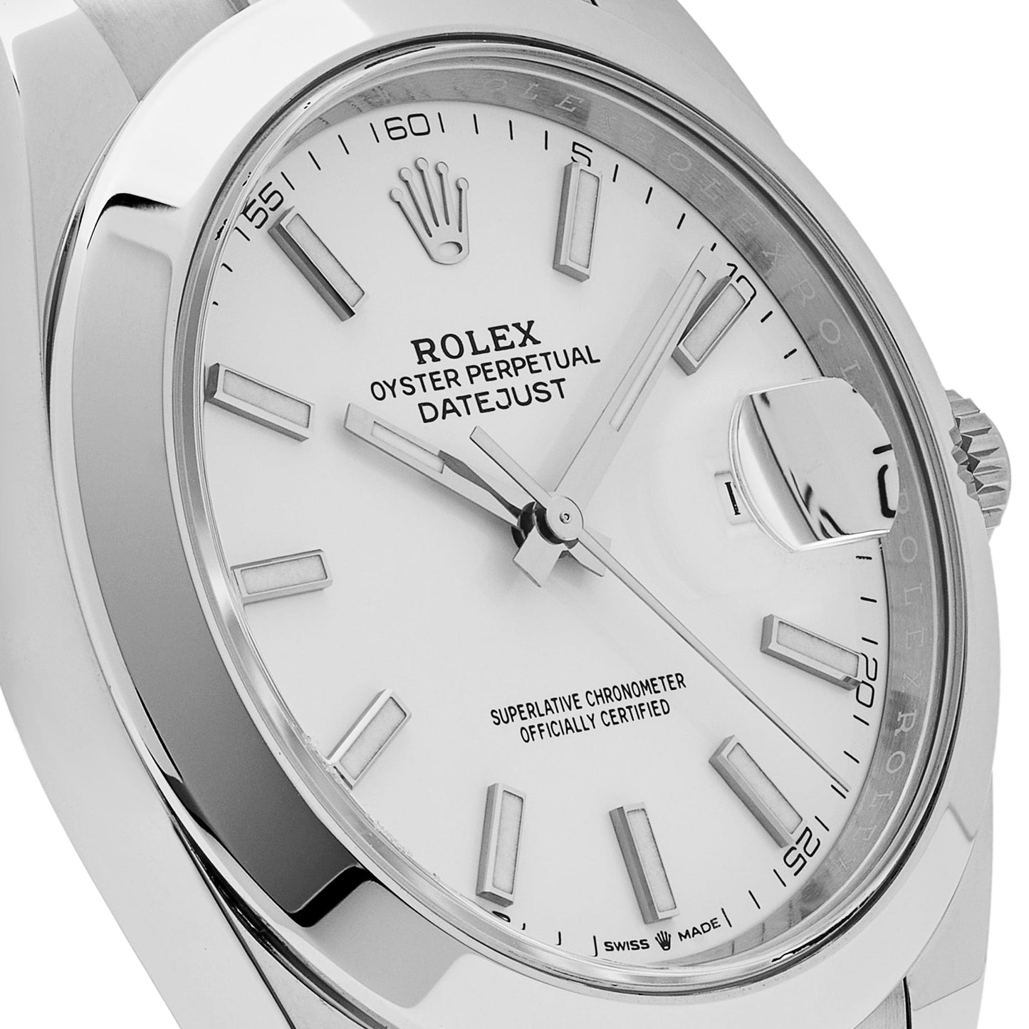 2025 Watch Datejust 126300 Stainless Steel White Dial Oyster
