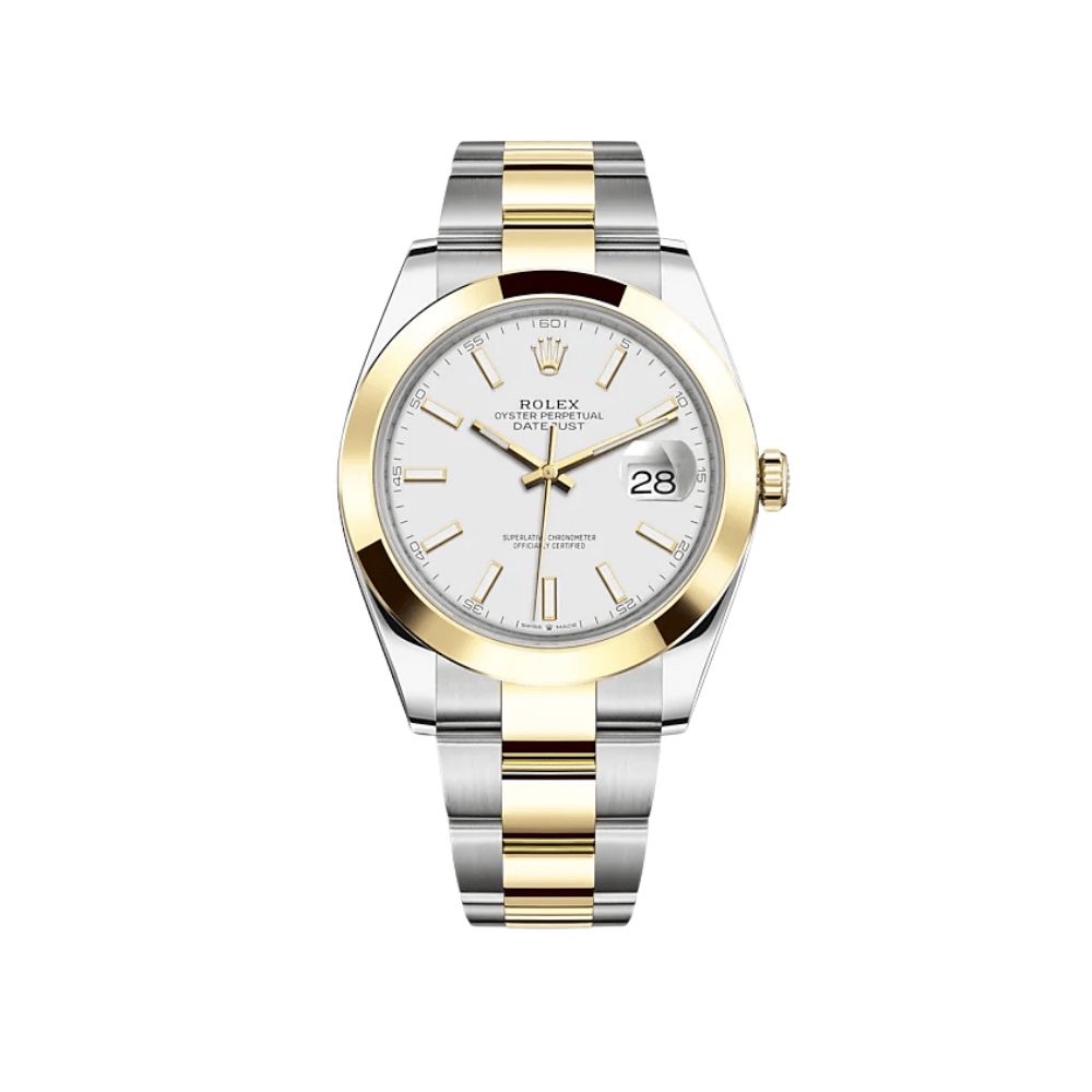2025 Watch Datejust 126303 Stainless Steel Yellow Gold White Dial