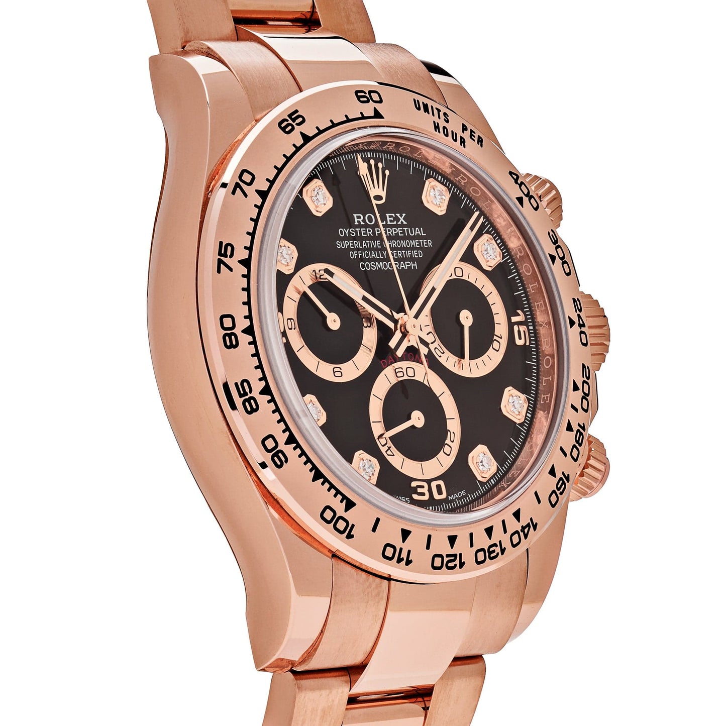 2025 Watch Daytona 116505 Rose Gold Black Diamond Dial (2022)