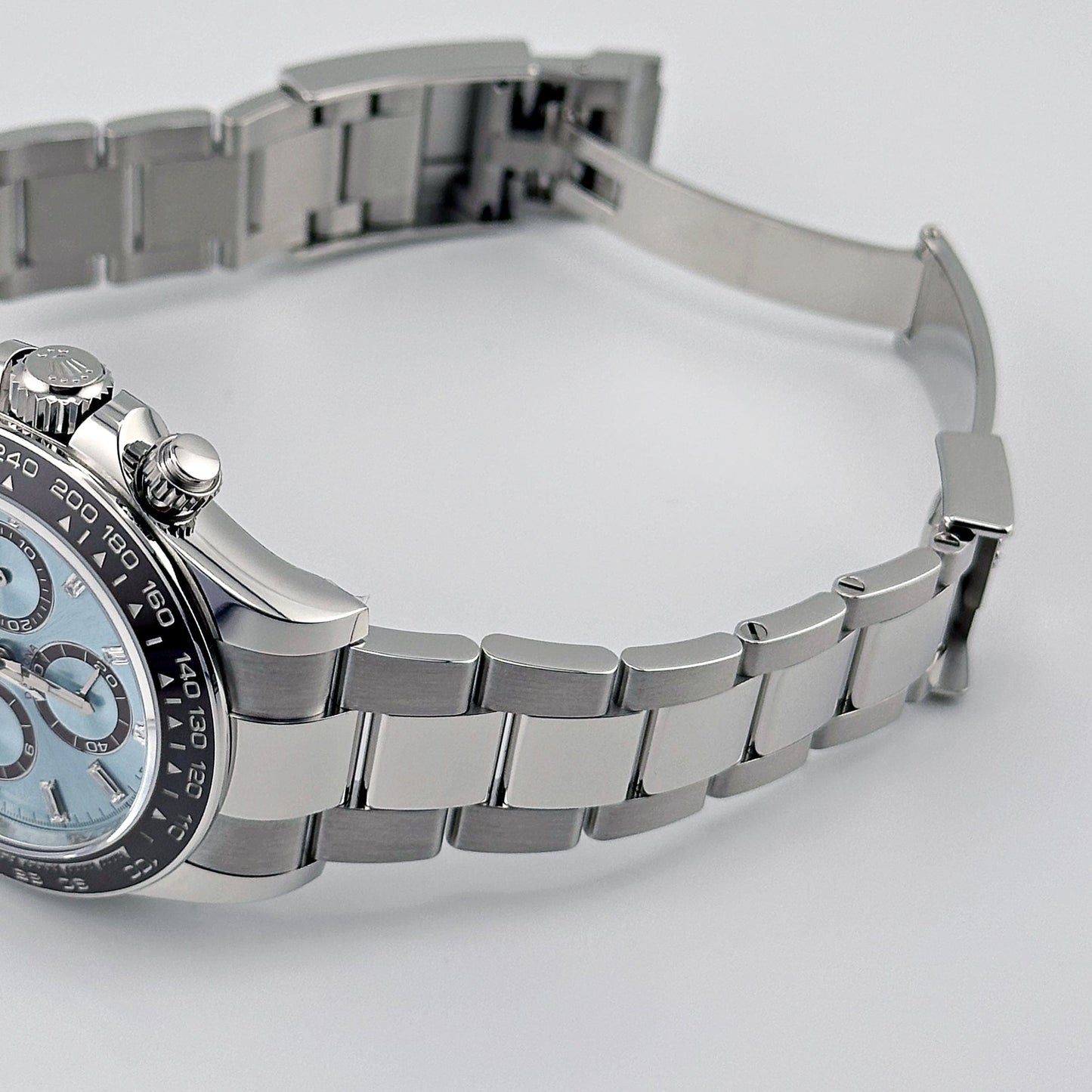 2025 Watch Daytona 126506 Platinum Ice Blue Baguette Dial (2024)