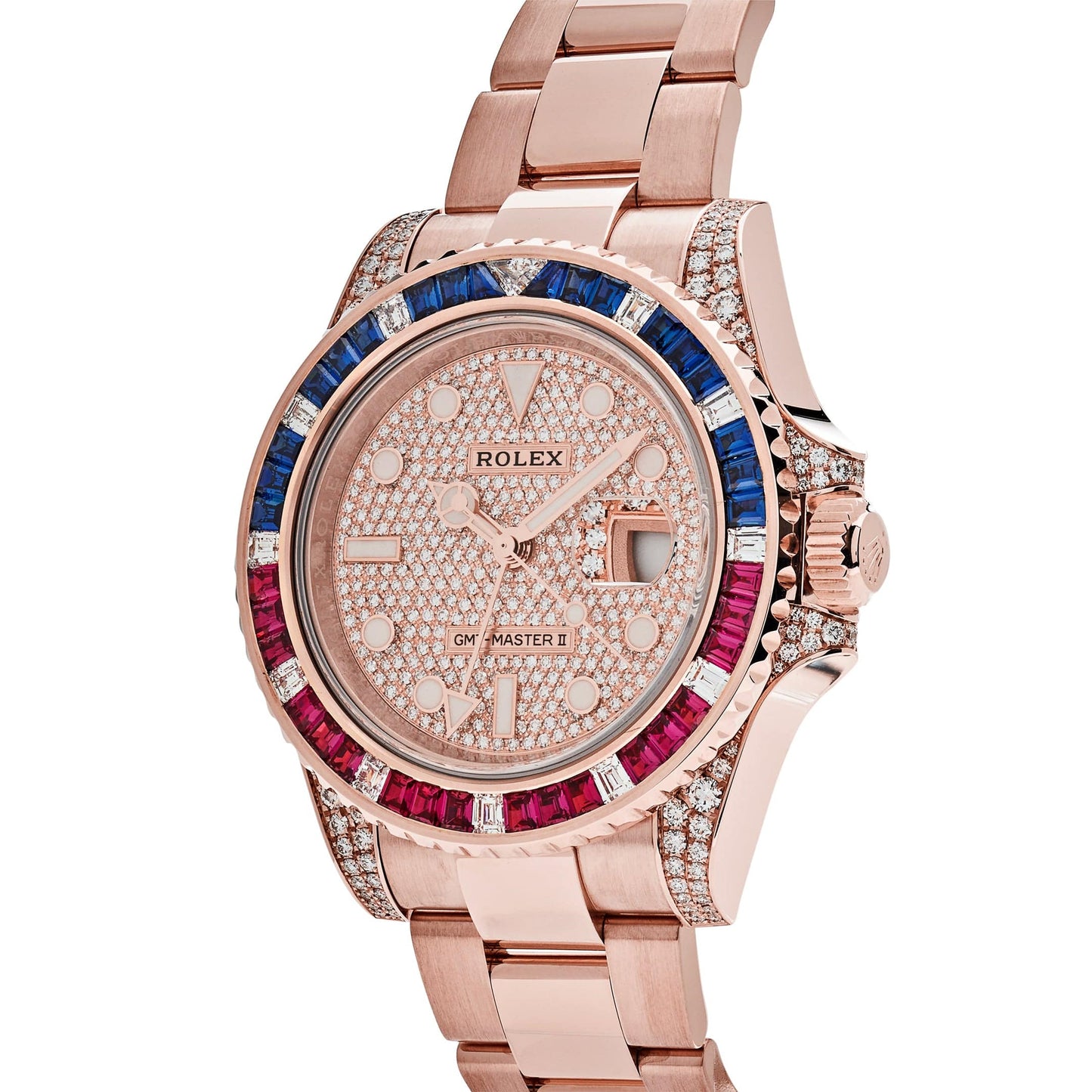 2025 Watch GMT-Master II 126755SARU Rose Gold Sapphire and Ruby