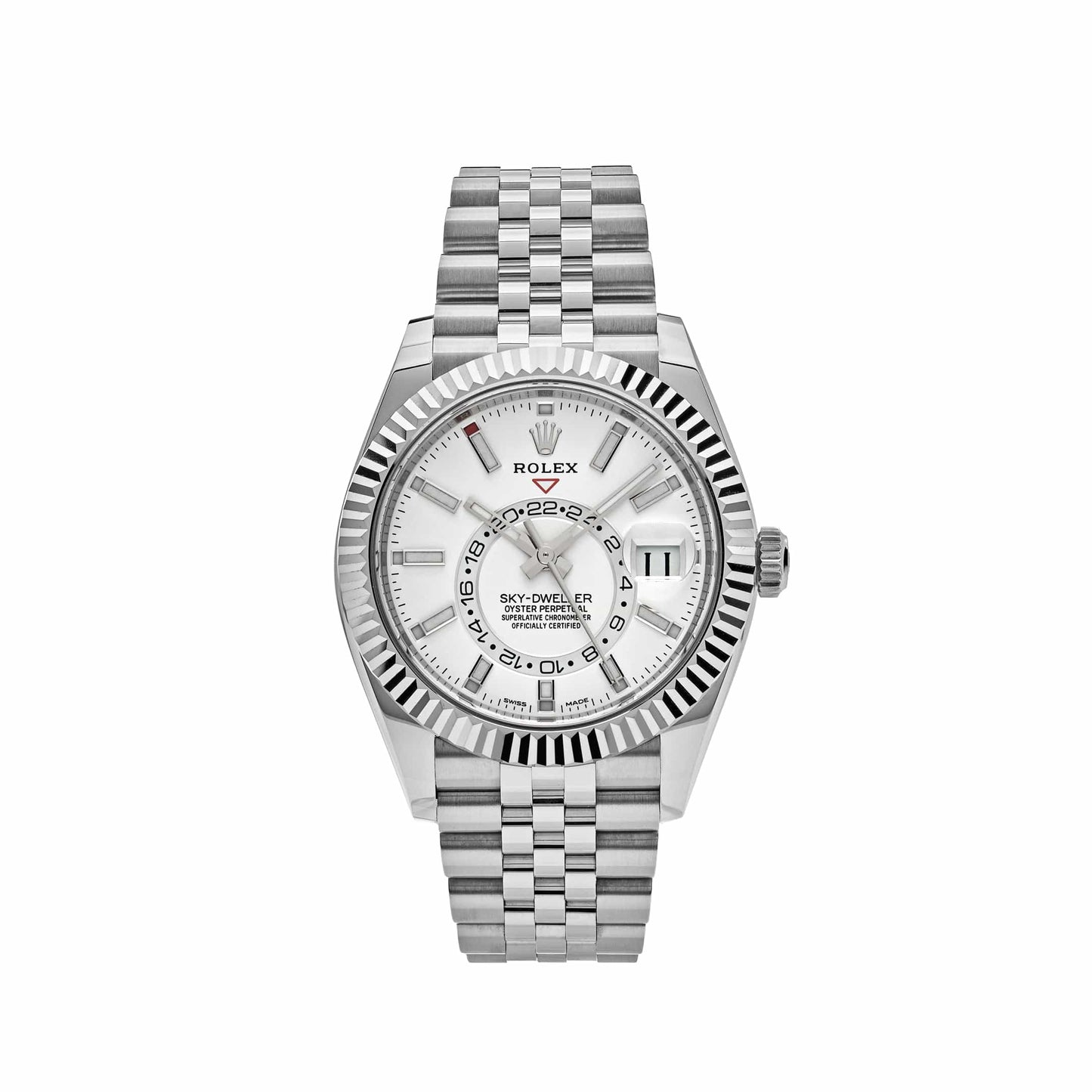 2025 Watch Sky-Dweller 326934 Stainless Steel White Dial Jubilee (2022)