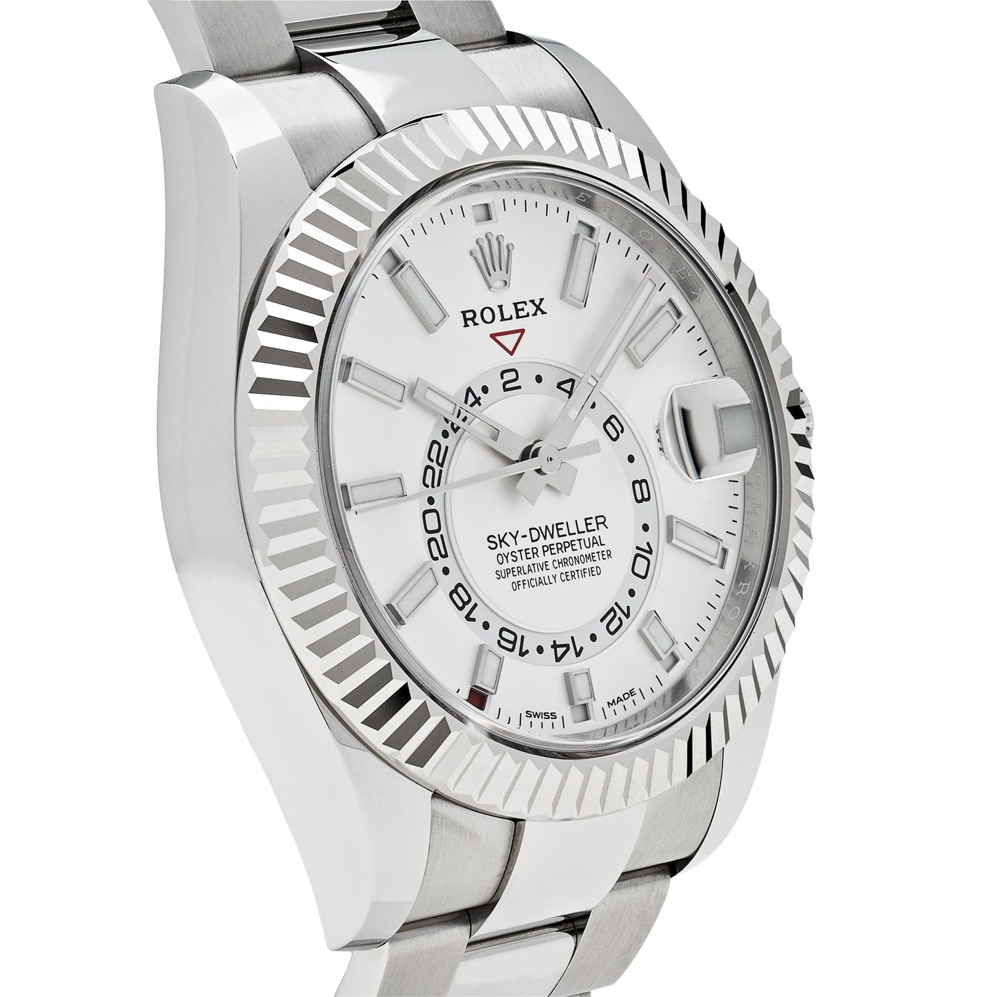 2025 Watch Sky-Dweller 326934 Stainless Steel White Dial