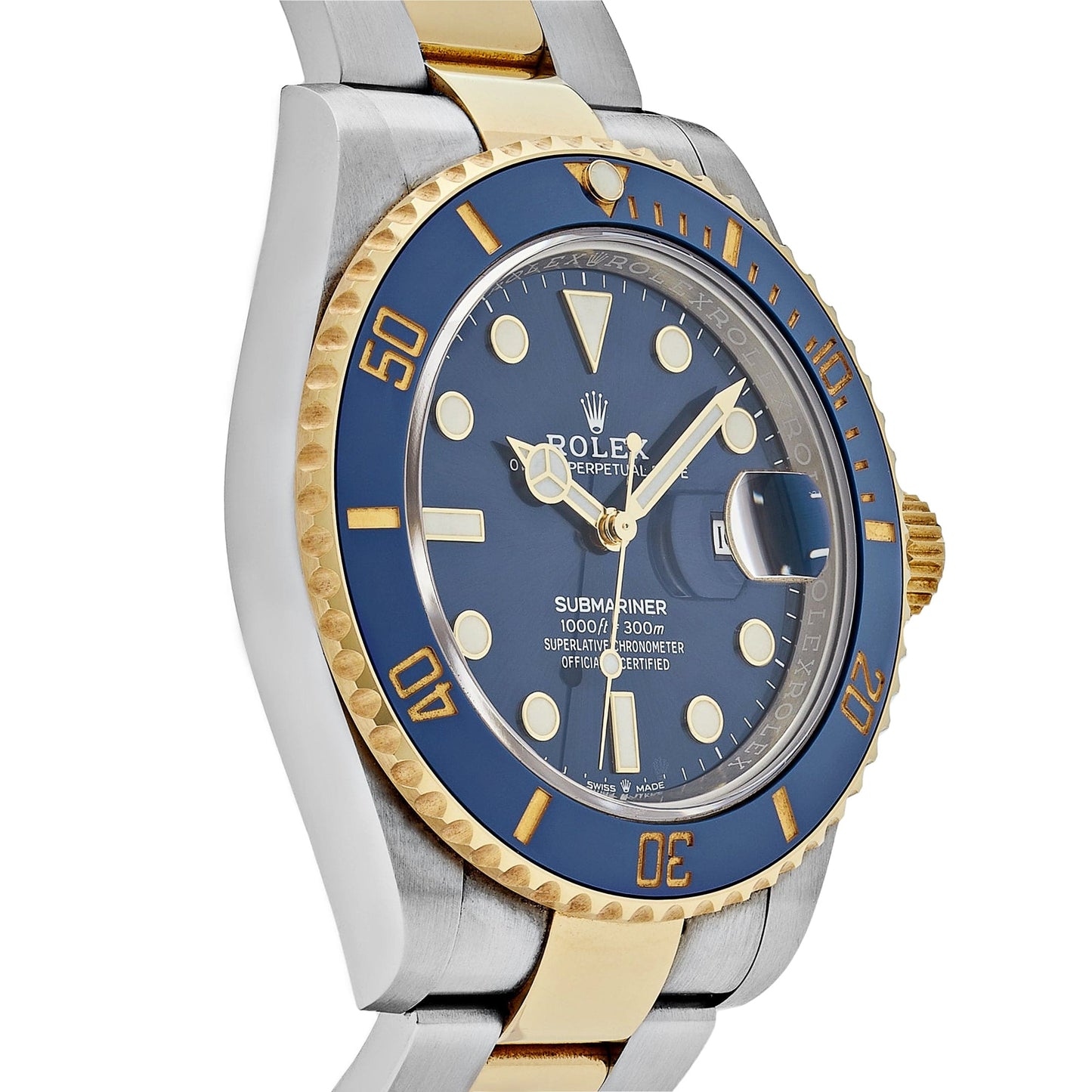 2025 Watch Submariner Date 126613LB Stainless Steel Yellow Gold Blue Dial (2021)