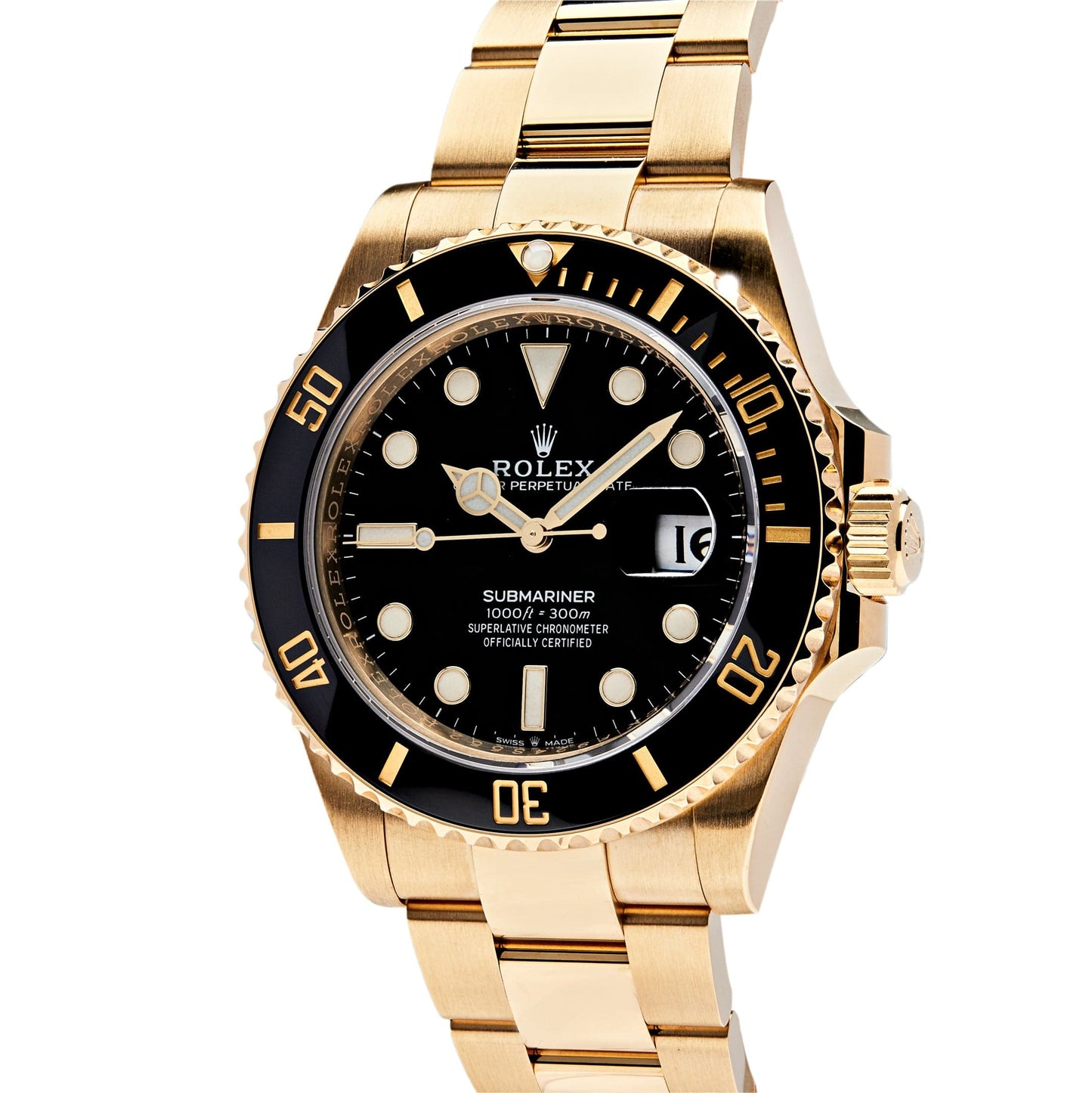 2025 Watch Submariner Date 126618LN Yellow Gold Black Dial (2023)