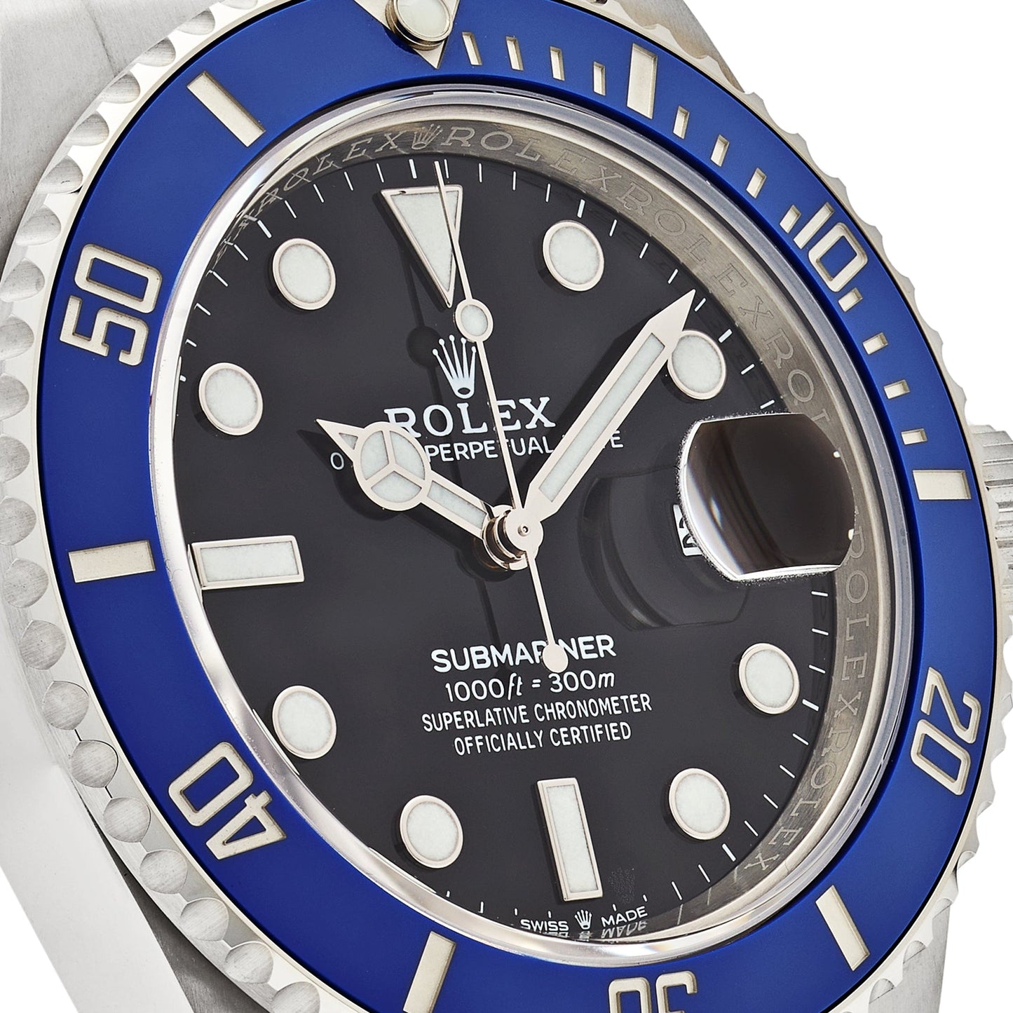 2025 Watch Submariner Date 126619LB White Gold Black Dial Blue Bezel (2021)
