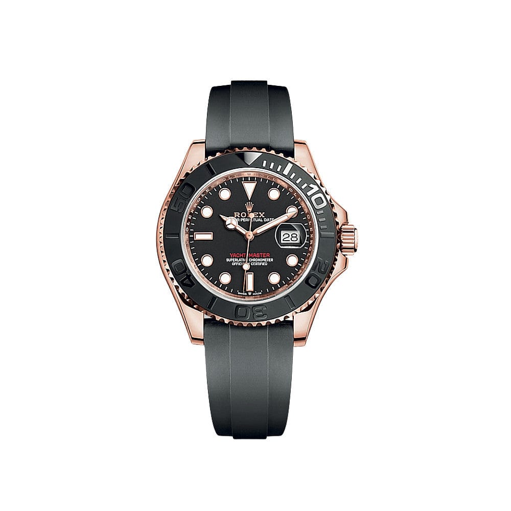 2025 Watch Yacht-Master 268655 Rose Gold Black Dial